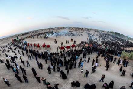 تعزیه ورود کاروان حسینی به کربلا - نوش آباد