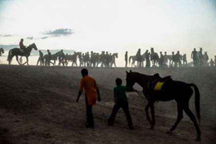 تعزیه ورود کاروان حسینی به کربلا - نوش آباد