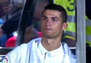 عصبانیت رونالدو از تعویض و تساوی مقابل لاس پالماس