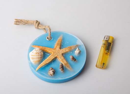 با شمع دکوری های زیبا بسازید