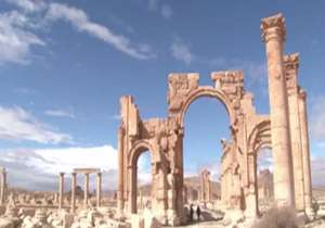 ویرانی‌های شهر تاریخی تدمر به دست تروریست‌های داعش
