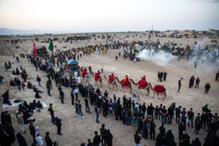 تعزیه ورود کاروان حسینی به کربلا - نوش آباد