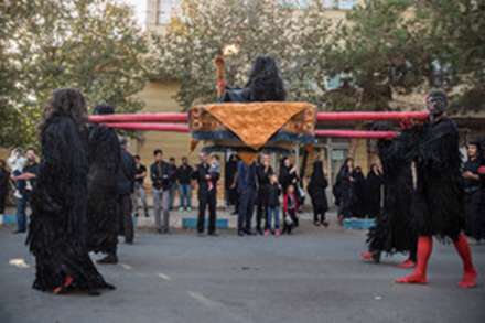 تعزیه ورود کاروان حسینی به کربلا - نوش آباد