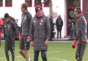 شوخی جالب ریبری و مربی تیم بایرن