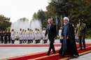 استقبال رسمی از رییس جمهور فنلاند توسط حسن روحانی