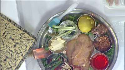 رول مرغ با فلفل کبابی