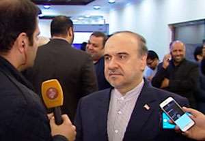 مصاحبه سلطانی فر قبل از مراسم تودیع و معارفه وزیر ورزش