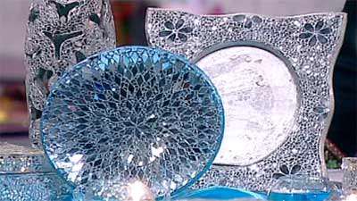 آینه کاری با تکه های منظم و نامنظم