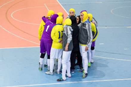 مسابقات فوتسال بانوان تیم‌های پالایش نفت و دانشگاه آزاد