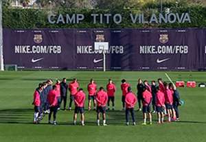 تمرین امروز بارسلونا (95/09/09)