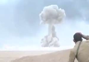 لحظه انفجار خودروی انتحاری داعش