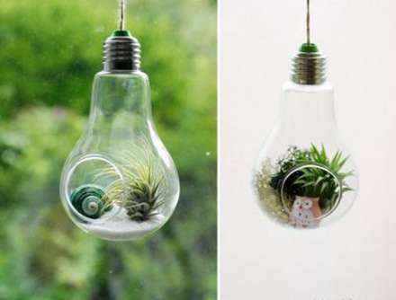 ایده های هیجان انگیز برای بازیافت لامپ های قدیمی