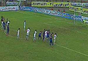 خلاصه بازی ملوان 1-1 پارس جنوبی جم