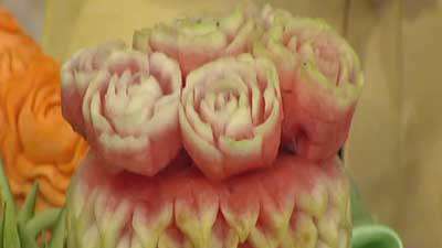 حکاکی هندوانه (1) _ خانم معزز