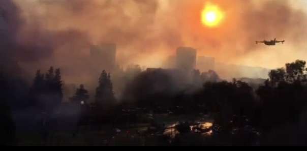 تداوم آتش‌سوزی در شهر اشغالی «حیفا»