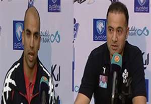 کنفرانس خبری بعد از بازی پیکان - هاوش گنبد