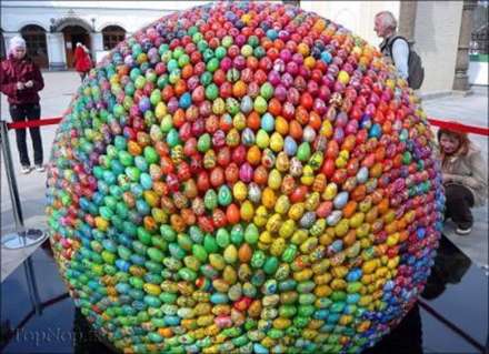 تخم مرغ رنگی در تزئینات کشور های شرقی