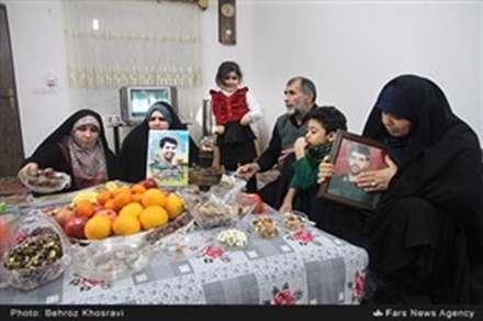 یلدای خانواده شهدای مدافع حرم