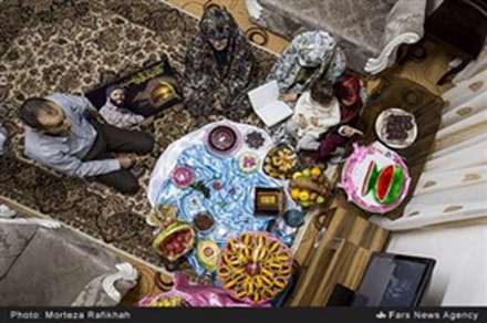 یلدای خانواده شهدای مدافع حرم