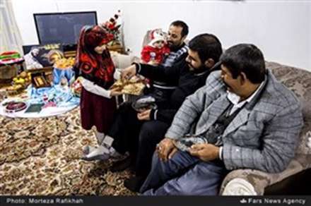 یلدای خانواده شهدای مدافع حرم