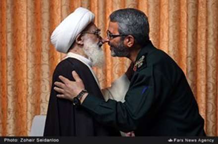 دیدار سردار غیب‌پرور با مراجع و علما در قم