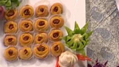 روزت مرغ و سبزیجات