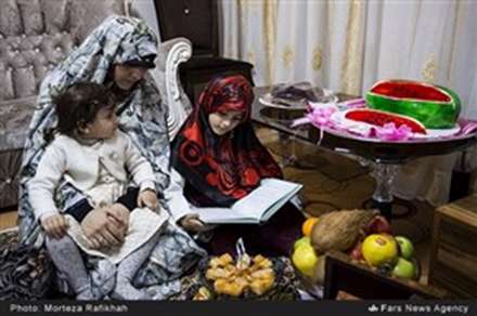 یلدای خانواده شهدای مدافع حرم