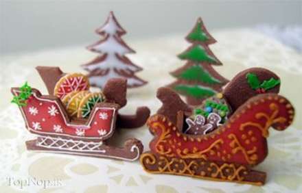 شیرینی های کریسمس مینیاتوری