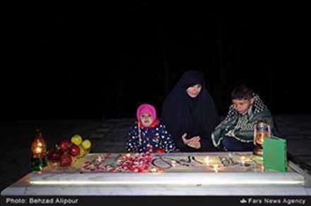 یلدای خانواده شهدای مدافع حرم