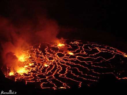 تصاویری اعجاب انگیز از فوران آتشفشان ها