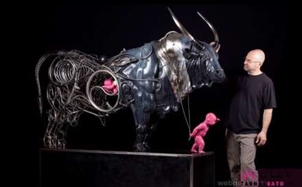 مجسمه های مسی اعجاب انگیز هنرمند فرانسوی