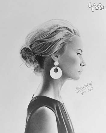 پرتره های باورنکردنی هنرمندی که دست ندارد