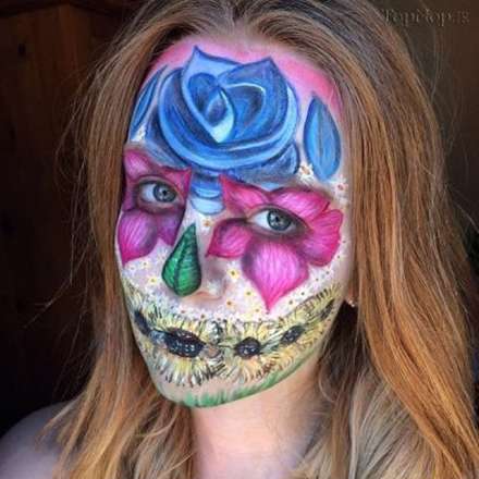 نقاشی روی صورت ، باورنکردنی