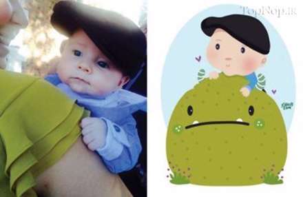 تبدیل عکس کودکان به نقاشی های بامزه