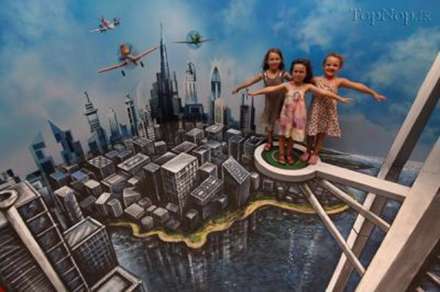 طبیعی ترین نقاشی های محیطی سه بعدی