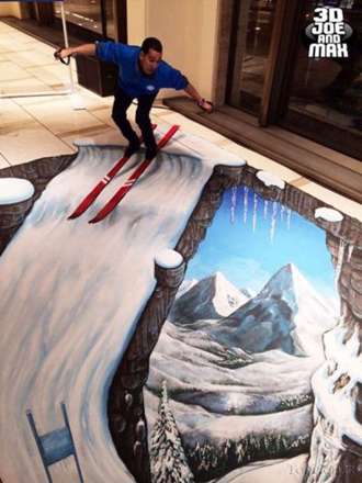 طبیعی ترین نقاشی های محیطی سه بعدی