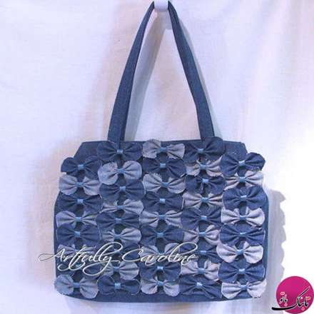 کاردستی‌های زیبا با شلوار جین‌های قدیمی