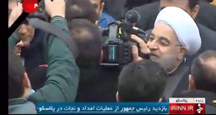 دلجویی رئیس جمهور از آتش نشانان