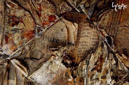 خانه ای که از روزنامه ساخته شده است