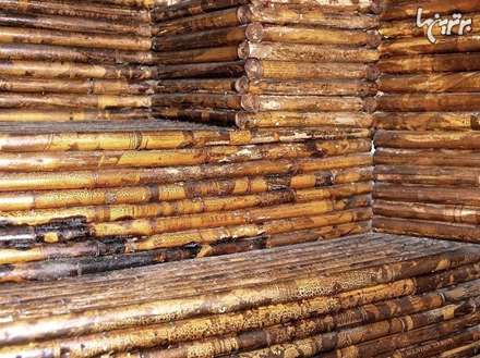 خانه ای که از روزنامه ساخته شده است