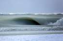 موج های یخ زده در سواحل نانتاکت