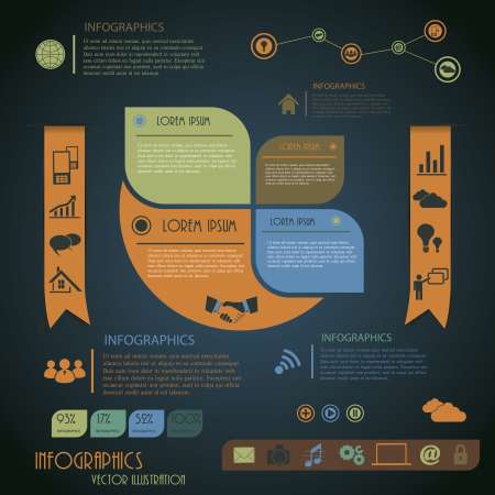 Infographics. Design template. Vector illustration
