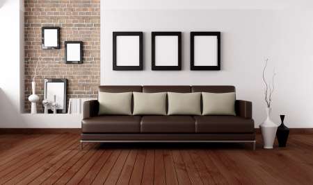 contemporary  living room