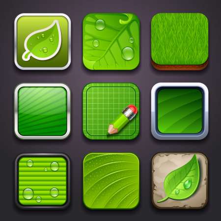 background for the app icons-eco part