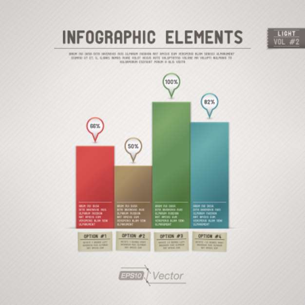Detailed colorful infographic elements
