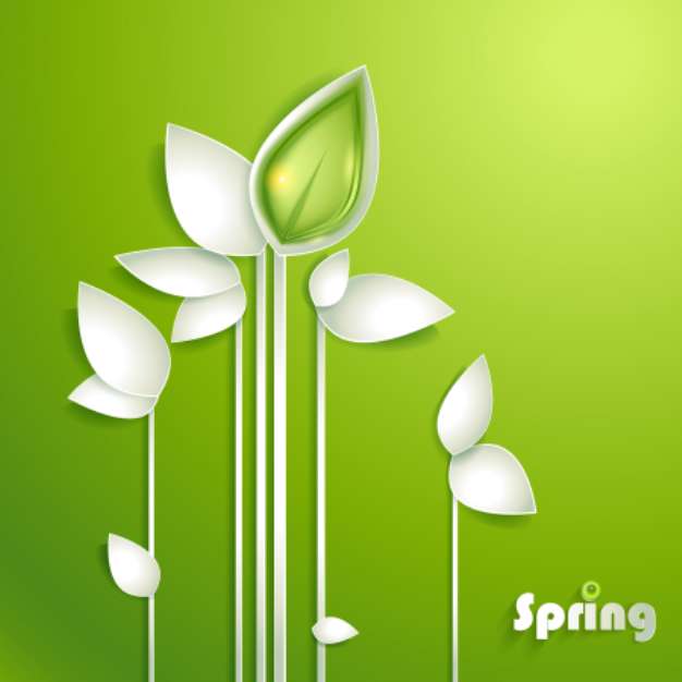 Abstract paper plants
