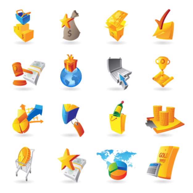 Icons for retail commerce