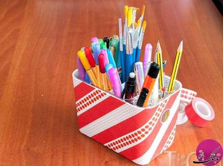 ایده‌هایی ساده برای ساخت جامدادی رومیزی