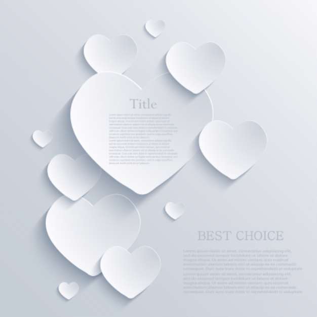 Vector heart background. Eps10