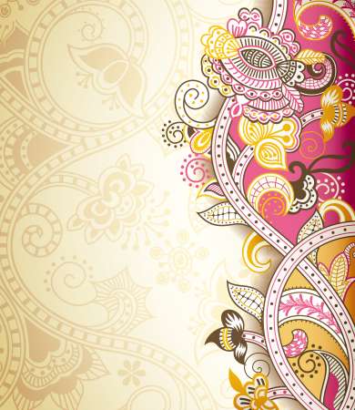 Abstract Floral Background